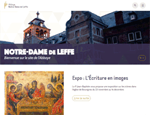 Tablet Screenshot of abbaye-de-leffe.be